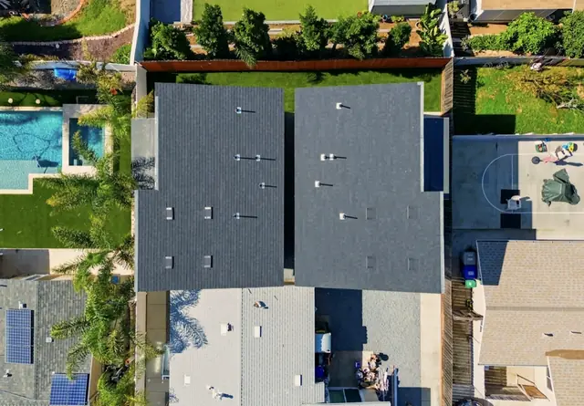 Detached bonus ADUs aerial, San Diego