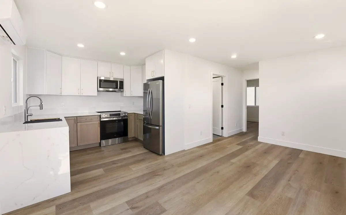 Clairemont 6-unit — kitchen and open living