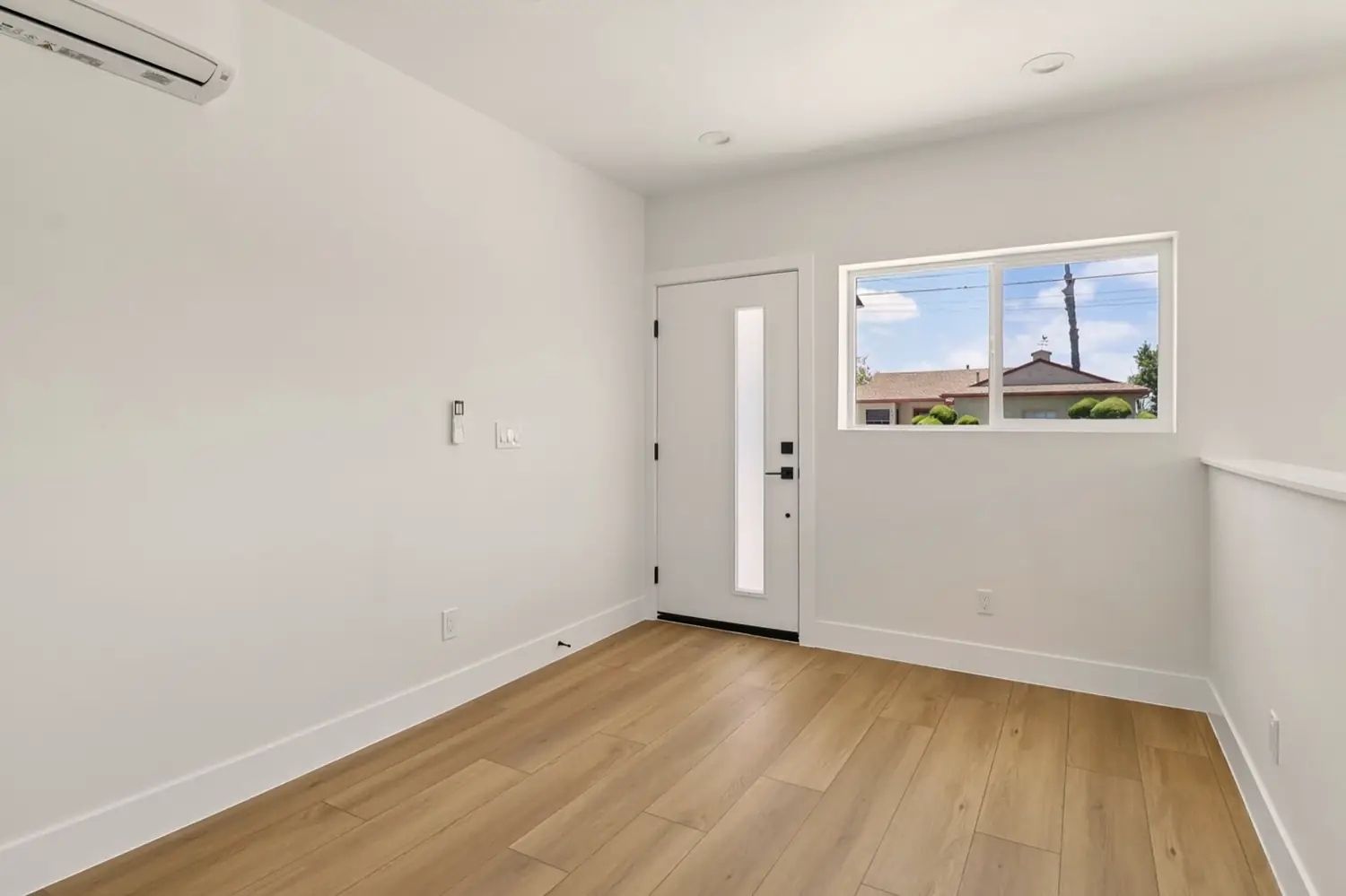 49th Street garage conversion — private entry