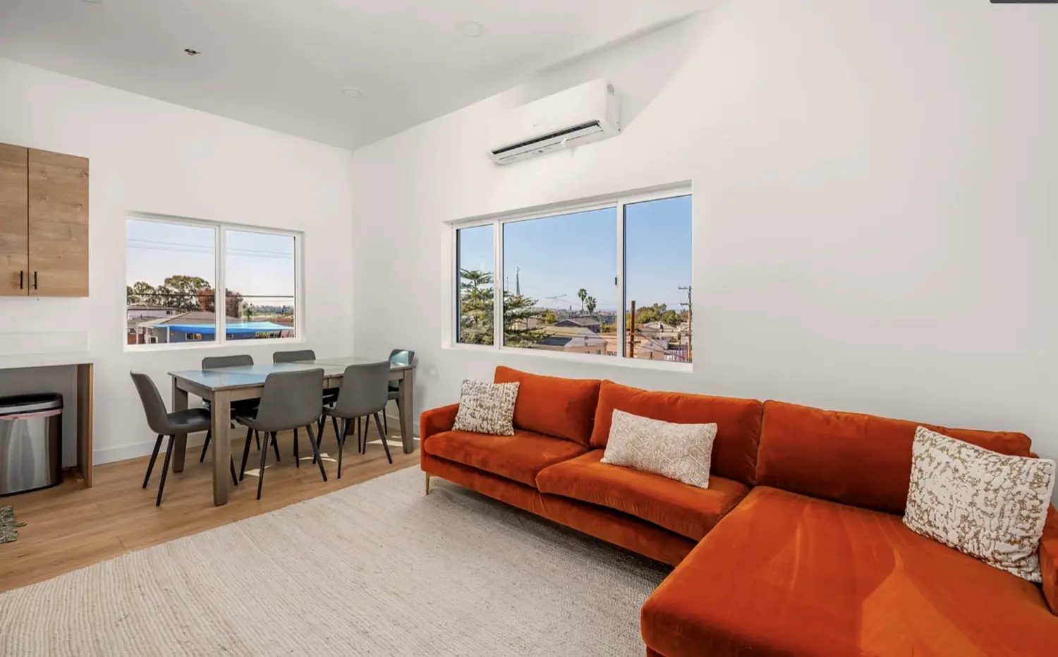 Linda Vista unit — living room with view